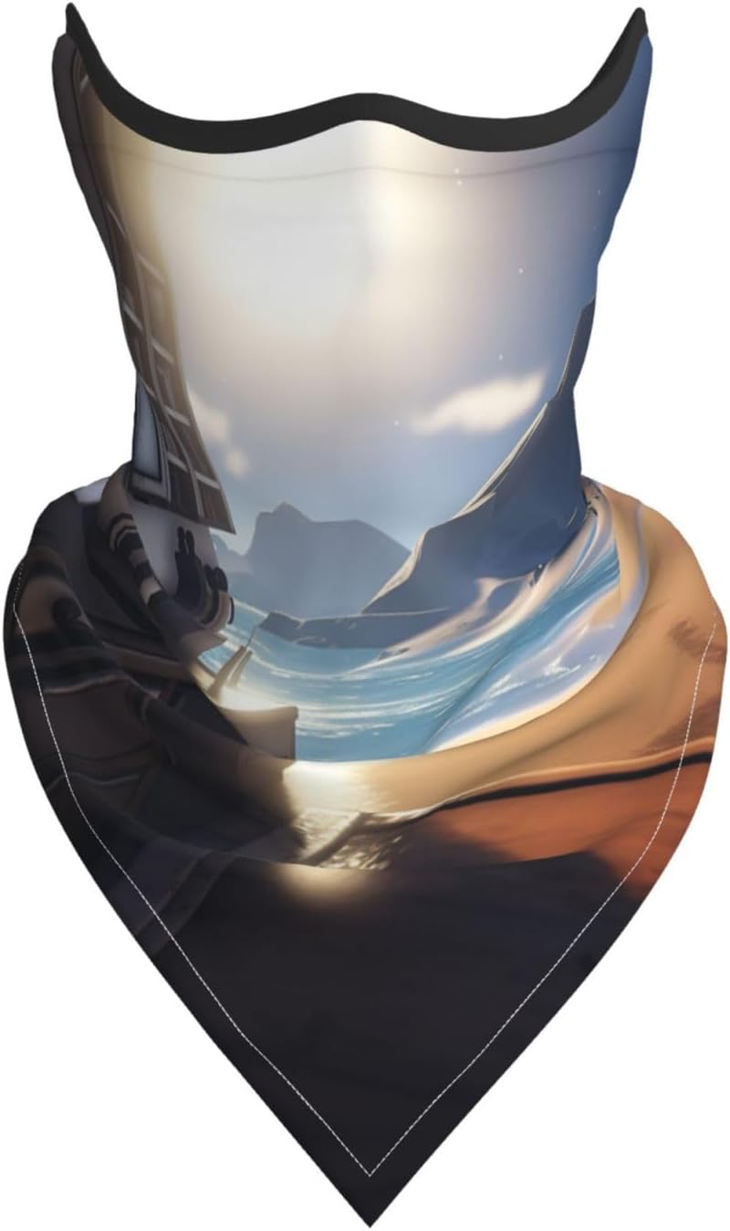 Protection Neck Gaiter Face Cover Sunny house kitchen Balaclava Scarf Mask, Windproof Breathable Sun Shield for Men Women, Skiing Hiking Cycling Outdoor Sports