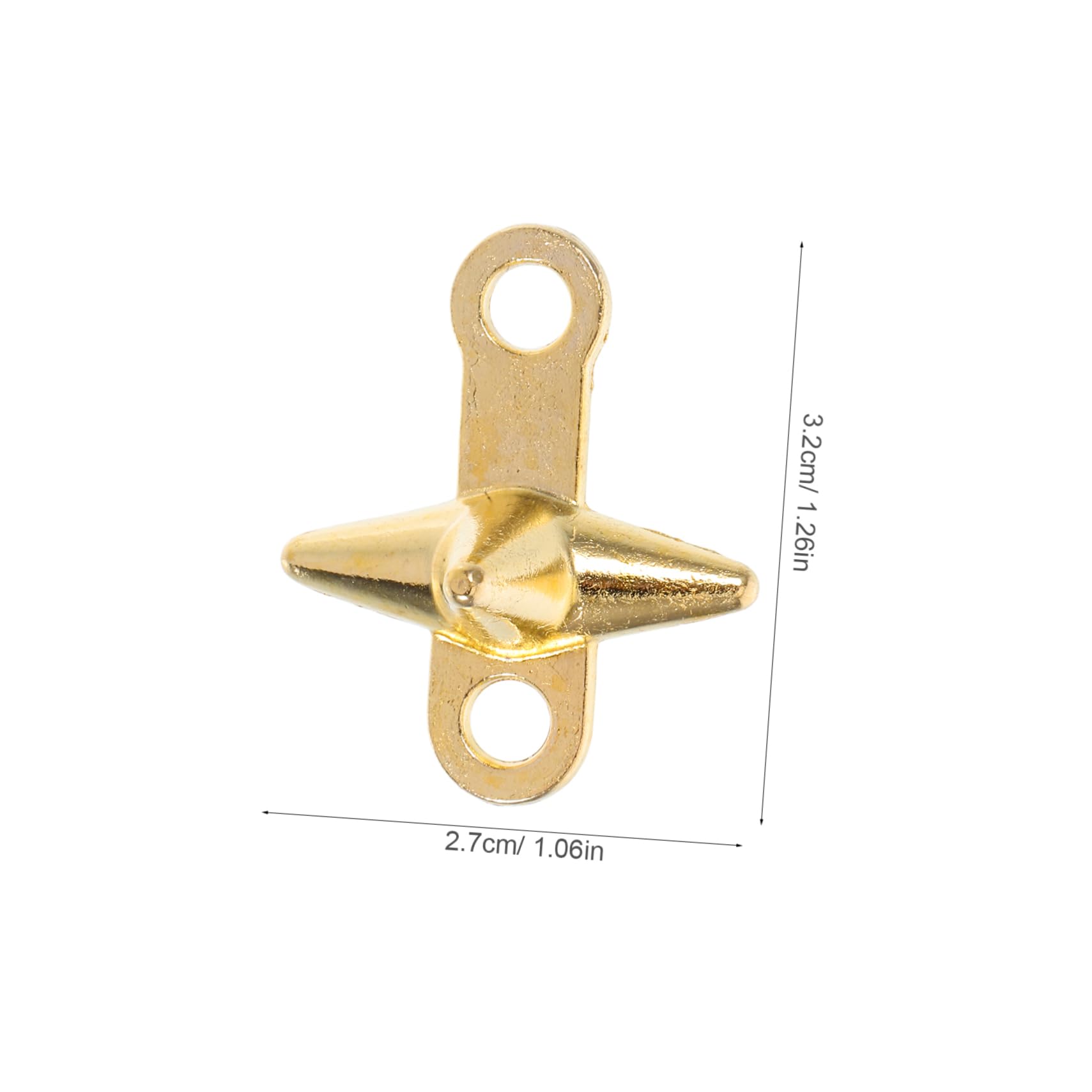 SUPVOX Wind Chime DIY Craft Bells 10pcs Alloy Wind Chime Parts Bells Craft Garden Decor Home Decoration