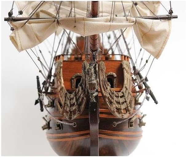 Maykoosh Tall Ship Model - 36" Wooden Historic Vessel Replica - Soleil Royal