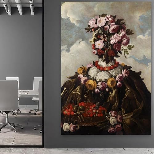 Affiche Arcimboldo Printemps, déco murale vintage appartement - 5