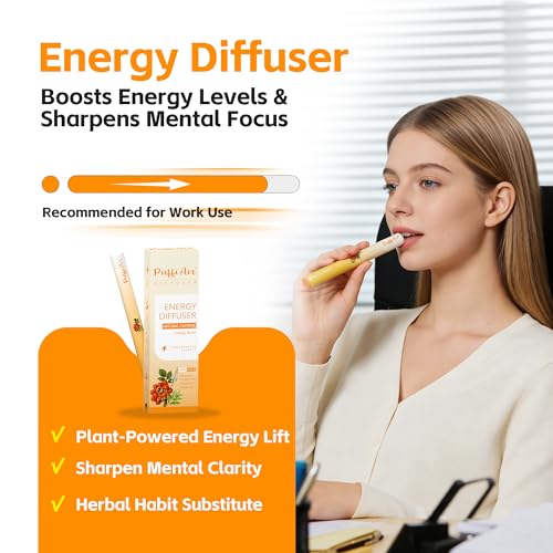 Image of Herbal Diffuser Duo, Sleep and Energy Diffuser with Extracts of Melatonin, Natural Caffeine and Other Biotanicals, 100% Natural Swap - Up to 600 Uses (Varies by Usage), Work & Rest Duo