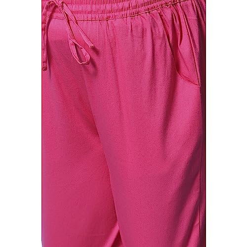 Image of BIBA Girls Regular Mid Rise Cotton Blend Capris