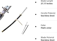 Vista 8 de Espada de acero al carbono Devil Vergil Yamato, espada de rebelión de Dante, Katana de metal real, juego de reina roja de espuma Nero, réplica