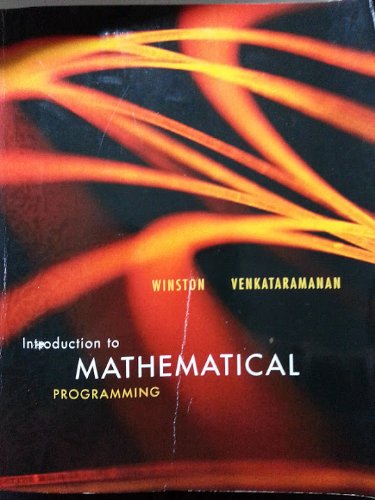 Introduction to Mathematical Programming Volume 1, 4th Edition w/CD ...