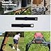 zofanvo Enhanced Edition Ultra-Strong Enclosed Magnetic Cigar Holder, Black Portable Golf Cart Accessories,Fits 38 to 60 Ring Gauge,Fit for Golfing, Grilling, Fishing, Travel, and Outdoor Adventures