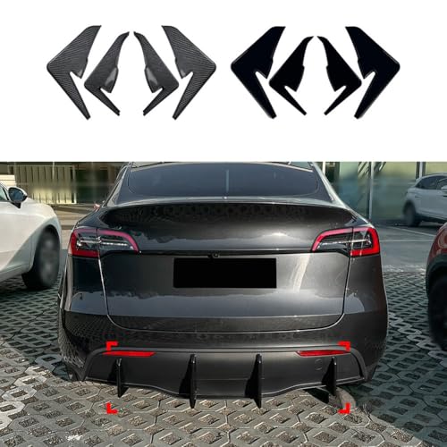Diffuseur de pare-chocs arrière Tesla Model Y 2017-2024 ABS - 6