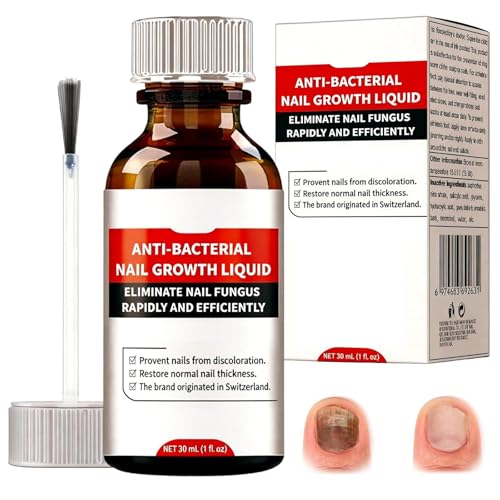 Tratamiento Uñas Pies, Cuidado Uñas Dañadas, Reparadores de Uñas Solución, Fortalece la Uña, La Uña se Regenera de Forma Natural, Restaura el Aspecto Natural de Las Uñas, 30ml