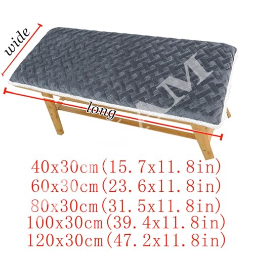 OutdoorIndoor Panca Antiscivolo Cush per Patio Swing Loveseat Pad 484060x12141618 Pollici Grigio Scuro Giardino Seat Cush per t &