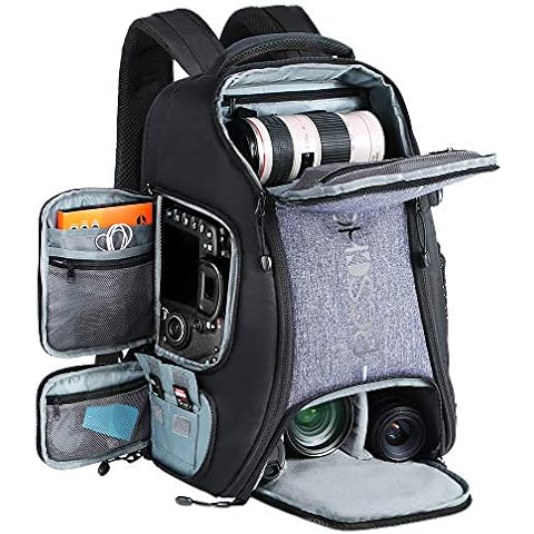Beschoi Waterproof Camera Backpack with Tripod Strap Cover