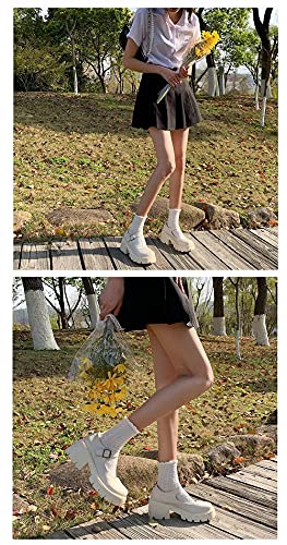 Image of Women's Platform Mary Janes Heart Cat Buckle Rivets Ankle Lolita Gothic Princess Platform Pumps Patent Leather Thorn Vintage Traditional Embroidery Upper Dress Shoes