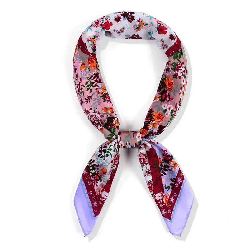 Women's Shawl Wrapped Scarf Russian Retro Square Ukrainian Turban Used Wrap Hair And Sleep At Night（32 * 32 inches）3