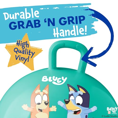 Image of Hedstrom Hopper Ball, Jumping Ball for Kids, 15 Inch, Bluey