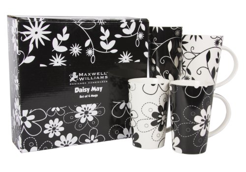 Maxwell & Williams Daisy May 13-oz. Mug - Set of 4 - Gift Boxed