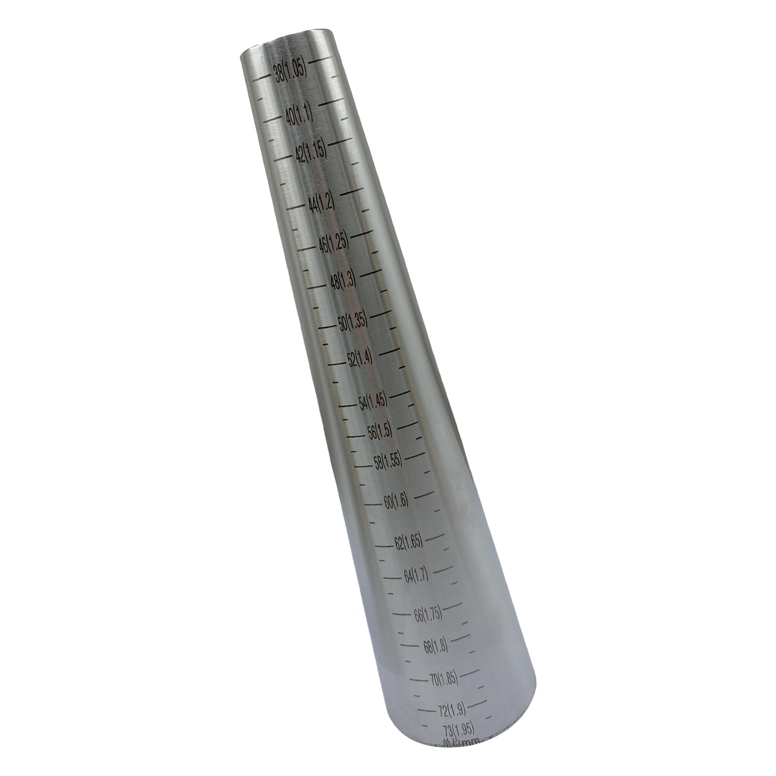 NEWFT Stainless Steel Bracelet Mandrel with Engraved Measurements Suitable for Professional Jewelers and Handcrafting Needs