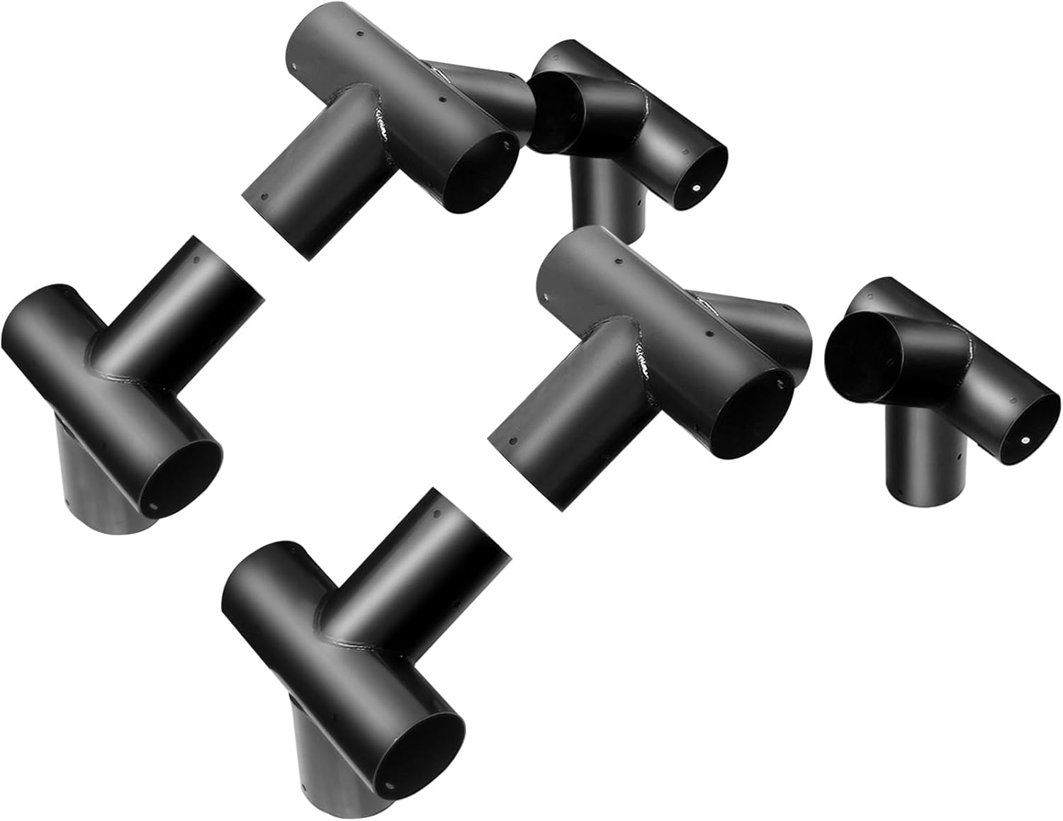 Aoneky 1 3/8'' High Peak Corner Canopy Fitting Couplers Kit - Frame Carport Connectors (6-Legs)