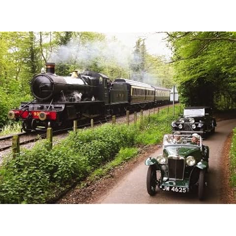 Noel Tatt Photographic Birthday Card - Steam Train Cover