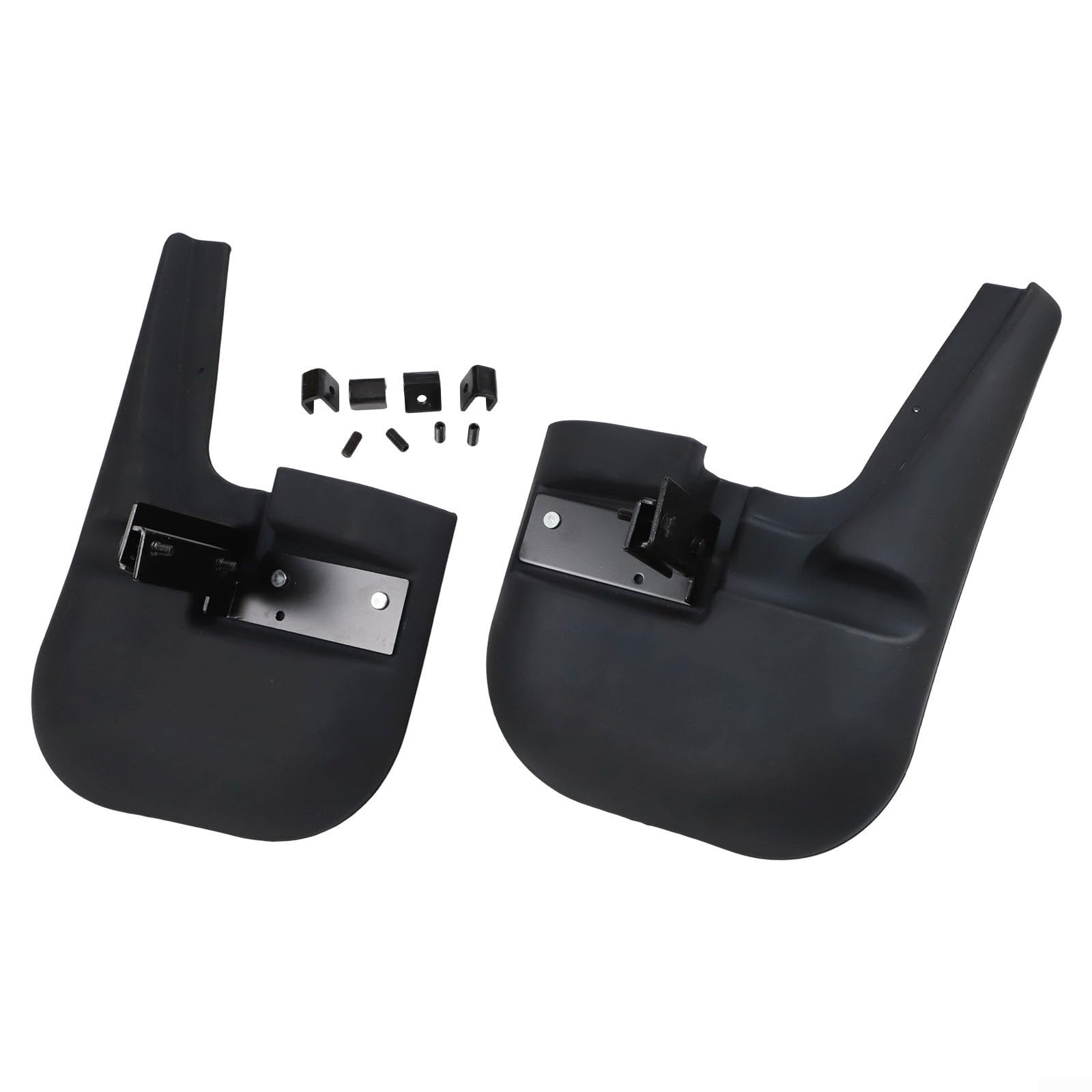 Schmutzfänger vorne schwarz für Fiat Ducato, Boxer & Relais Vans (2006) - Heavy Duty ABS Kotflügelschutz, 2-teiliges Set, OEM 50901517