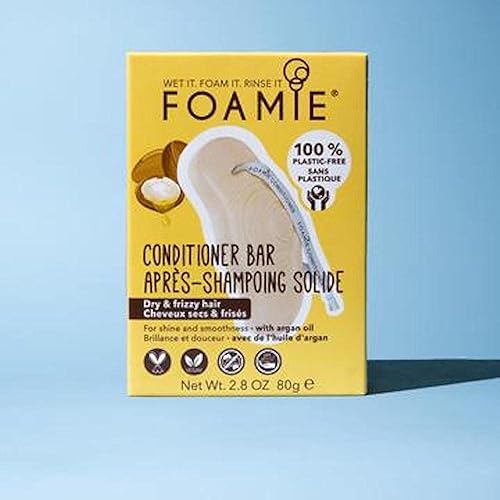 Miniatura 6 de Foamie Barra de acondicionador sólido para cabello natural, acondicionador de argán para cabello dañado, acondicionador para mujeres y hombres,