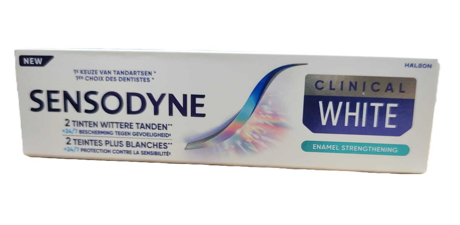 12er Pack - Sensodyne Zahnpasta Clinical White – Stärkung des Zahnschmelzes (Enamel Strengthening)– 75 ml