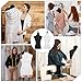 Mannequin Fabric Cover, 2 Pcs Soft Elastic Dress Form Cover for Retail Boutique Store Fashion Designer Model Display Fitting Styling (Black, White)
