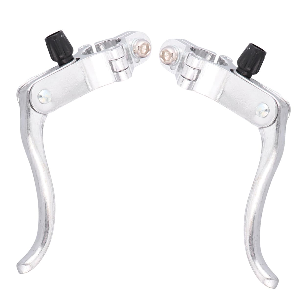 3 Paia Maniglia del Freno della Bici Leve dei Freni all'estremità del Manubrio Leve dei Freni per Mountain Bike Leve dei Freni Stradali Kit di Riparazione per Biciclette Silver