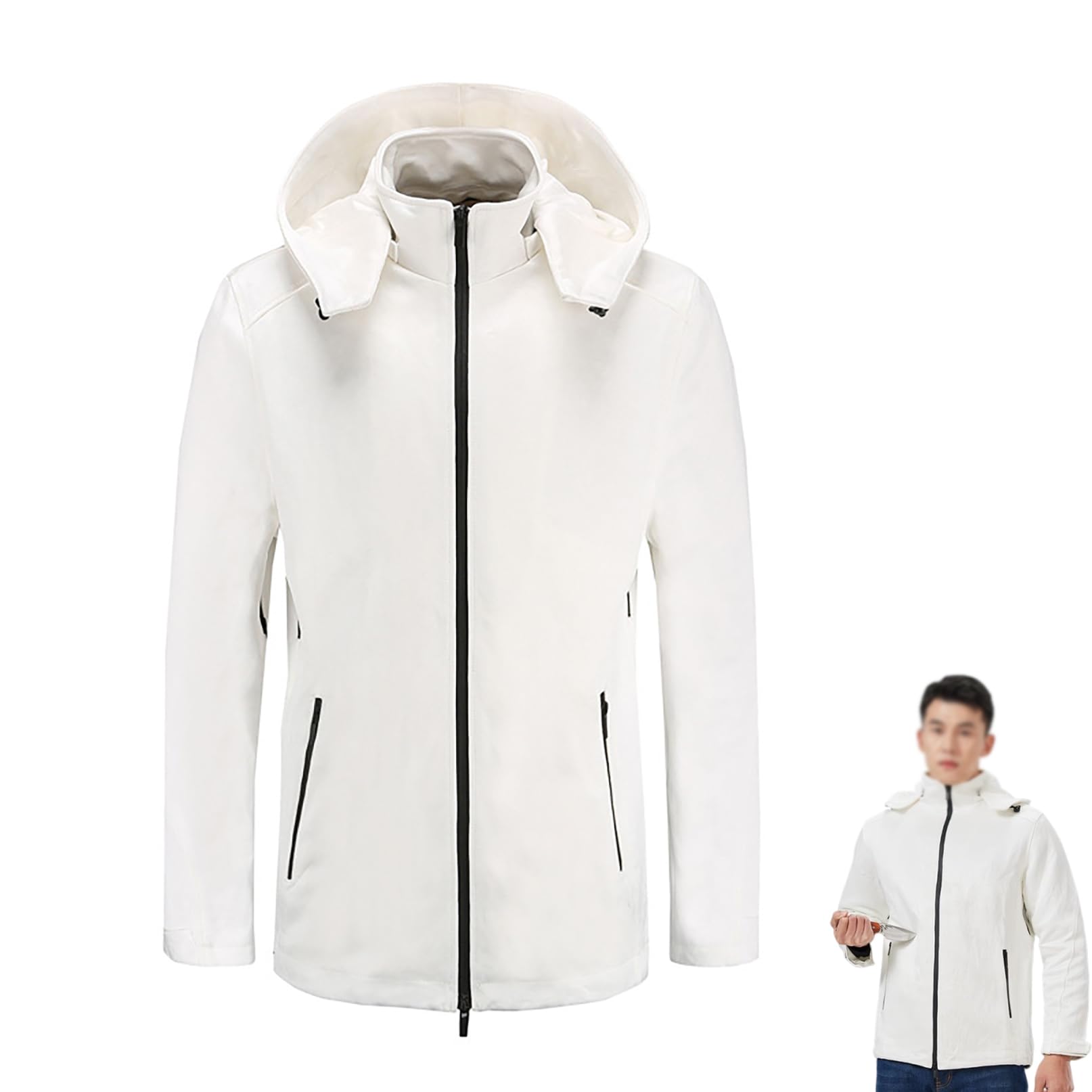 Pounjsd Unisex White Stab Resistant Clothing Security Vest Anti Stab Jacket Cut-Proof And Stab-Proof Jacket Stab Proof Vests For Men Stab Vests For Security Full Body Slash Proof Anti-Stab Level 5