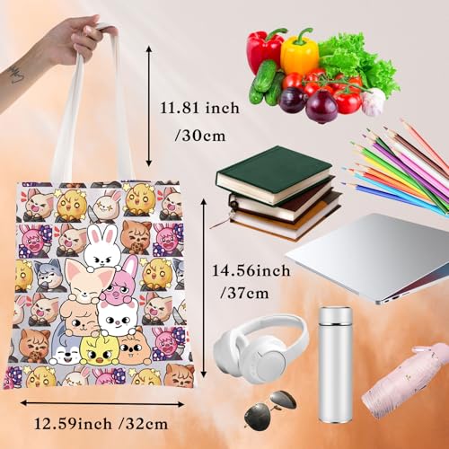 BWWKTOP Koren SKZ Crossbody Bag Koren Fans Gift SKZ Anime Shoulder Bag SKZ Member Merch2