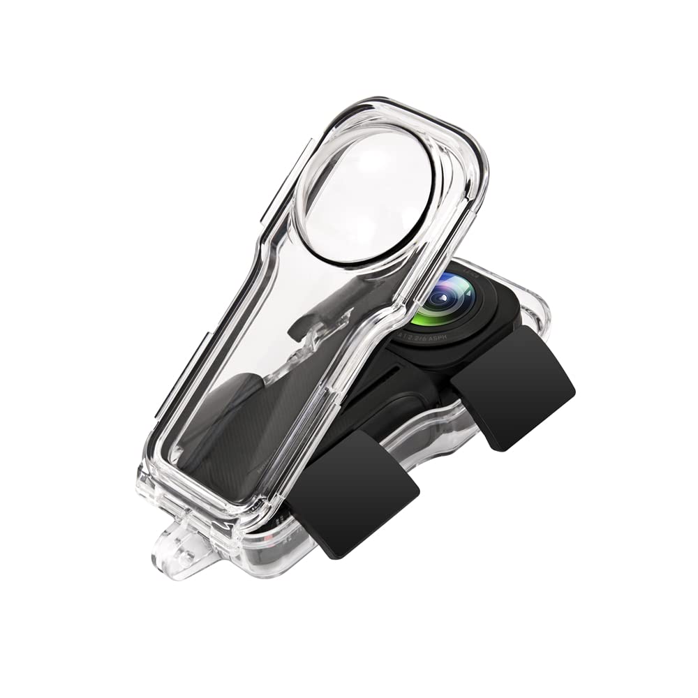 Funda Carcasa Impermeable para Insta360 One RS, Carcasa Protectora de Buceo de 40M, Funda Protectora Impermeable Subacuática para Cámara de Acción