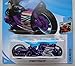 Hot Wheels Moto 1/5, Blue/Purple Street Stealth 283/365 50TH Anniversary Card