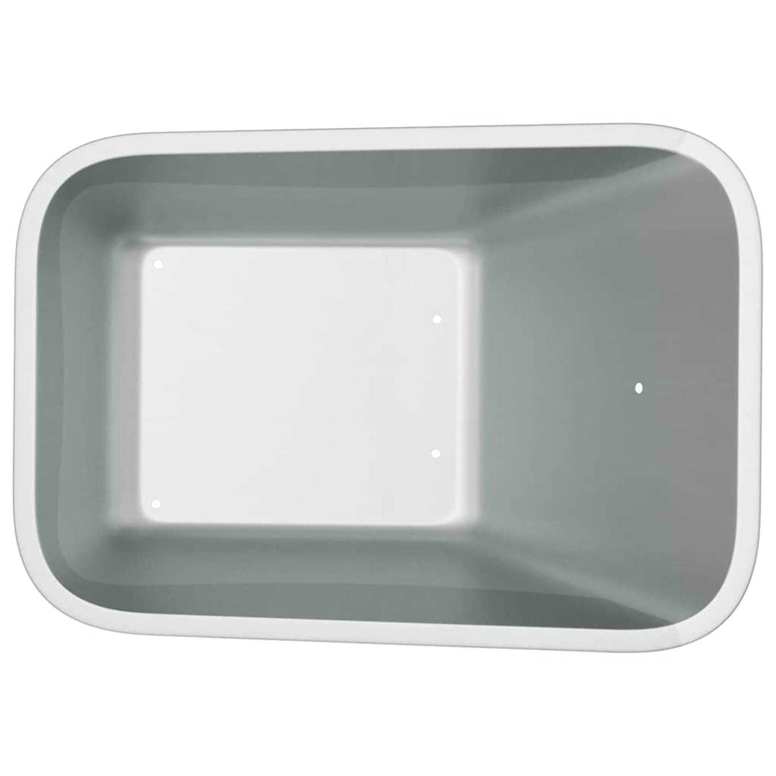 Gecheer Vassoio Carriola di Ricambio, Funzionale e Stabile per Trasporto di Terriccio Piante e Attrezzi, 88 x 60 x 32 cm in Acciaio, Vassoio per Carriola da Giardino per Appassionati di Giardinaggio