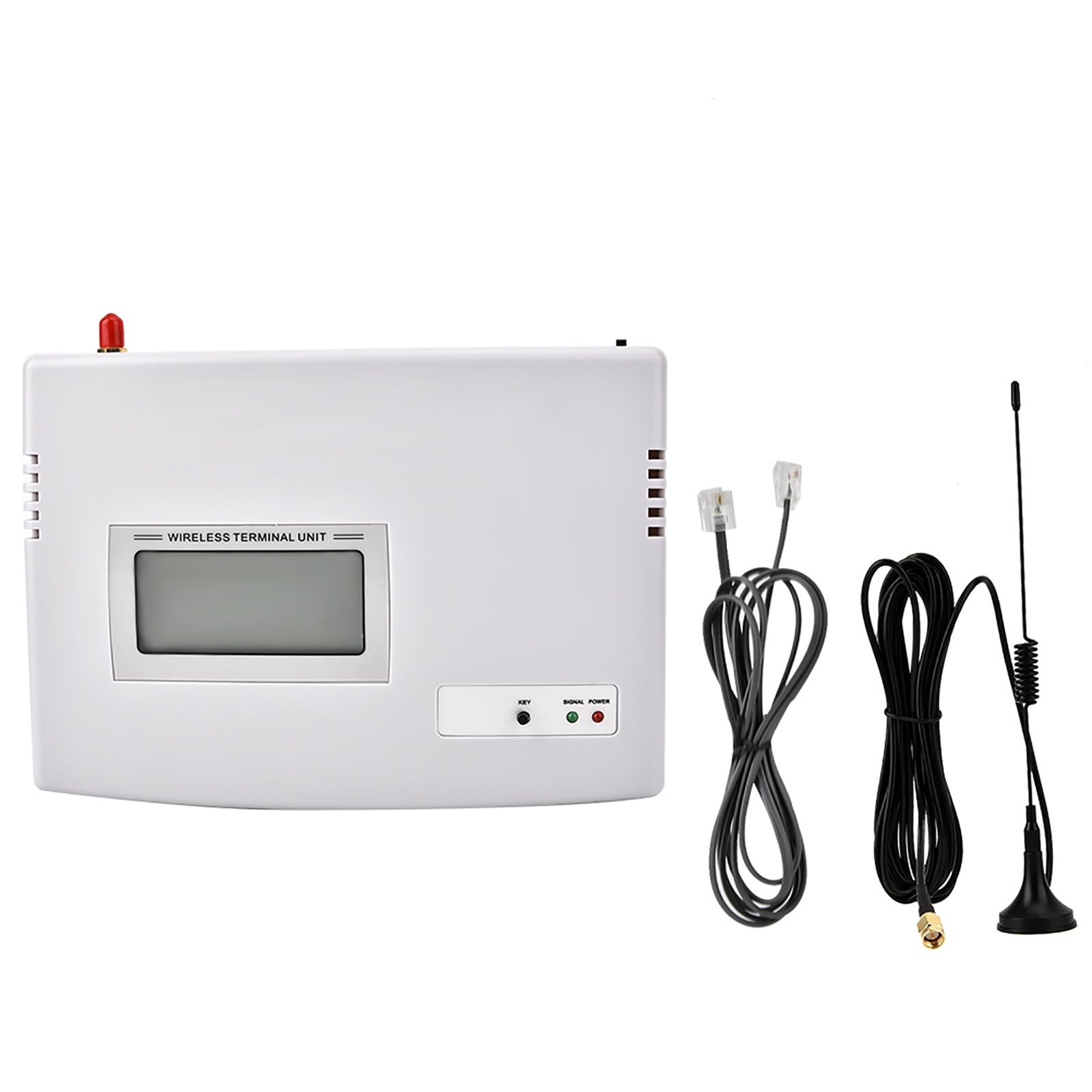 Fixed Wireless Terminal GSM Gateway, GSM-Quadband 850/900/1800/1900 SIM, system alarmowy z wyświetlaczem LCD do domu (EU/Quad-Band)