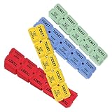 HOMOBABE 800piezas Billetes De De Colores Boletos Para Rifas Recuerdos De Fiesta Papel