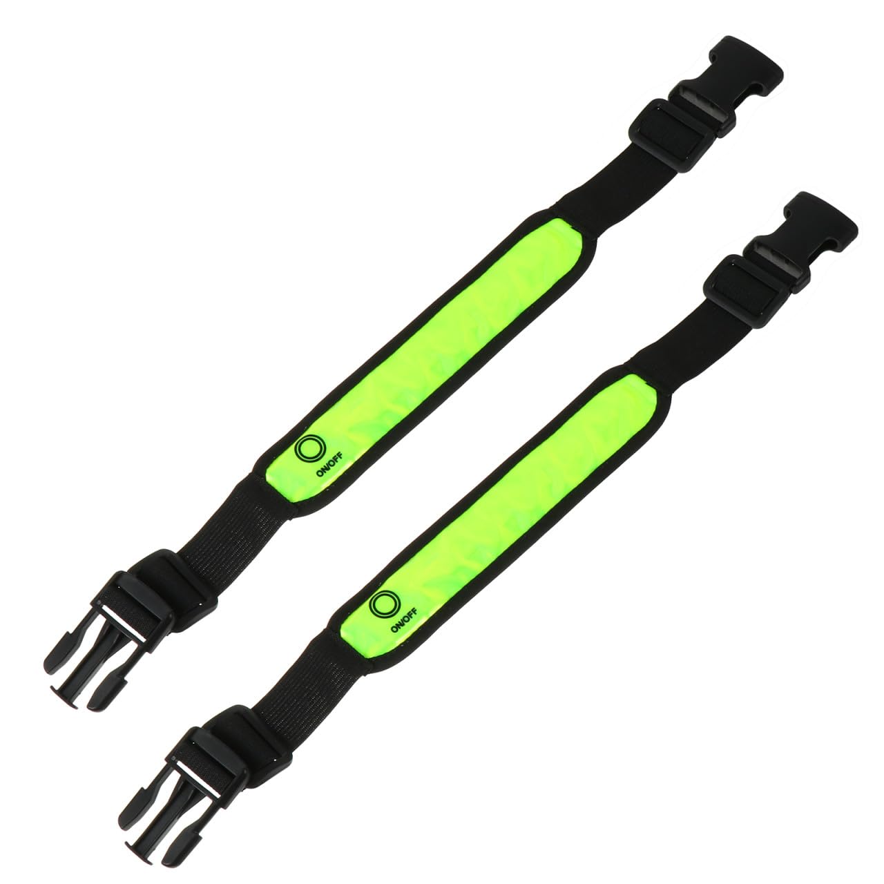 Yardwe Brazalete Reflectante con Entramado para Montar En La Noche Accesorios para Correr 2 Uds