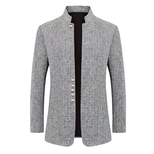 Blazer fin homme pour mariage et loisirs au style chinois chic