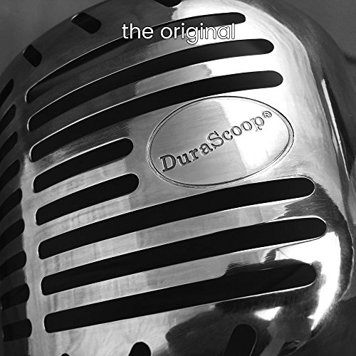 DuraScoop Jumbo Cat Litter Scoop, All Metal EndtoEnd with Solid Core, Sifter with Deep Shovel