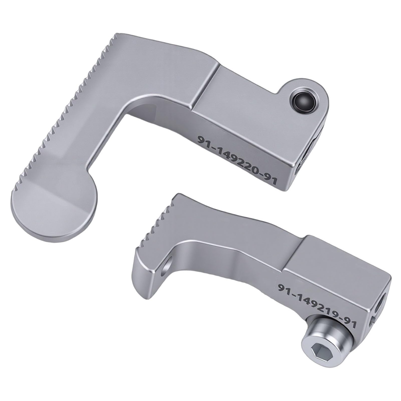 Generic Juego de Prensatelas para Máquina de Coser, Pies de Borde de Acero Inoxidable Duraderos para Máquinas de Colchones 5625, 2 Unidades para Coser Colchones Suaves