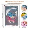 Offito Bear Diamond Art Kits for Adults, Forest Polar Bear Diamond Painting Kits for Beginners, DIY Full Drill Dots Gem Art Paint for Home Wall Decor 12 x 16 Inch #3