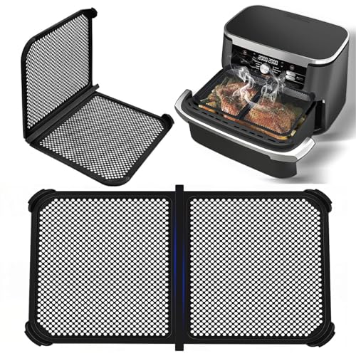 Spritzschutz für Ninja Foodi Flexdrawer 10,4 L Heißluftfritteuse AF500EU, Wiederverwendbarer Silikon Ninja Heißluftfritt...