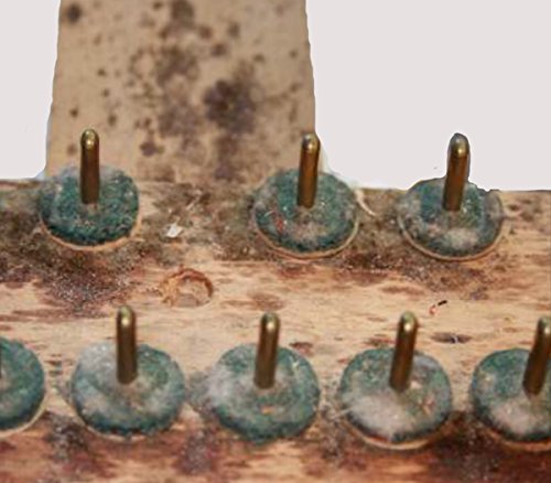 Gemm Piano Front Rail Green Felt Punchings, 3/4