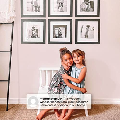 Delta Children Kids Wooden Windsor Bench, Pink #TOP7