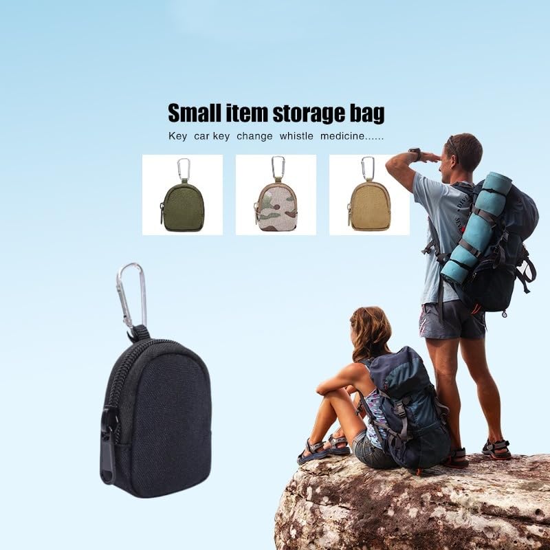 1PC Small Item Storage Hanging Bag - Key Bag Coin Purse for Organizing Essentials, Black4