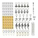 Produktbild Frcolor Haar Schmuck Ringe Dekorationen Anhänger, DIY Haar Geflecht Ringe Dreadlocks Metall Haar Manschetten Haar Geflecht Clips, 90 Stücke
