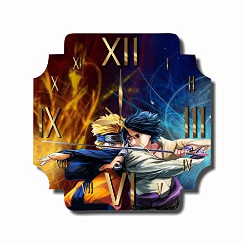Grapefruit Anime - Naruto 11.8’’ Handmade Wall Clock - Get Unique décor for Home or...