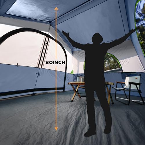 Heavy Duty 8-Person Camping Tent