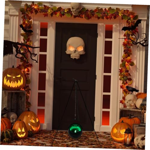 Chaudière de sorcière lumineuse Halloween Operitacx effet éclairage - 6