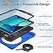 BRAECNstock for Samsung Galaxy Tab S3 Case 9.7 inch 2017 (SM-T820/T825/T827) Shockproof Protective Cover with 360° Rotating Hand Strap & Kickstand Shoulder Strap Samsung Case SM-T820 for Kids - Blue