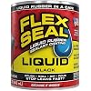 Flex Seal Liquid, Rubber Coating Sealant, Waterproof, Flexible, Breathable, and UV Resistant, Roof Repair, Basements, RV, Campers, Trailers, Marine, EPDM, Masonry, Black, 32 oz