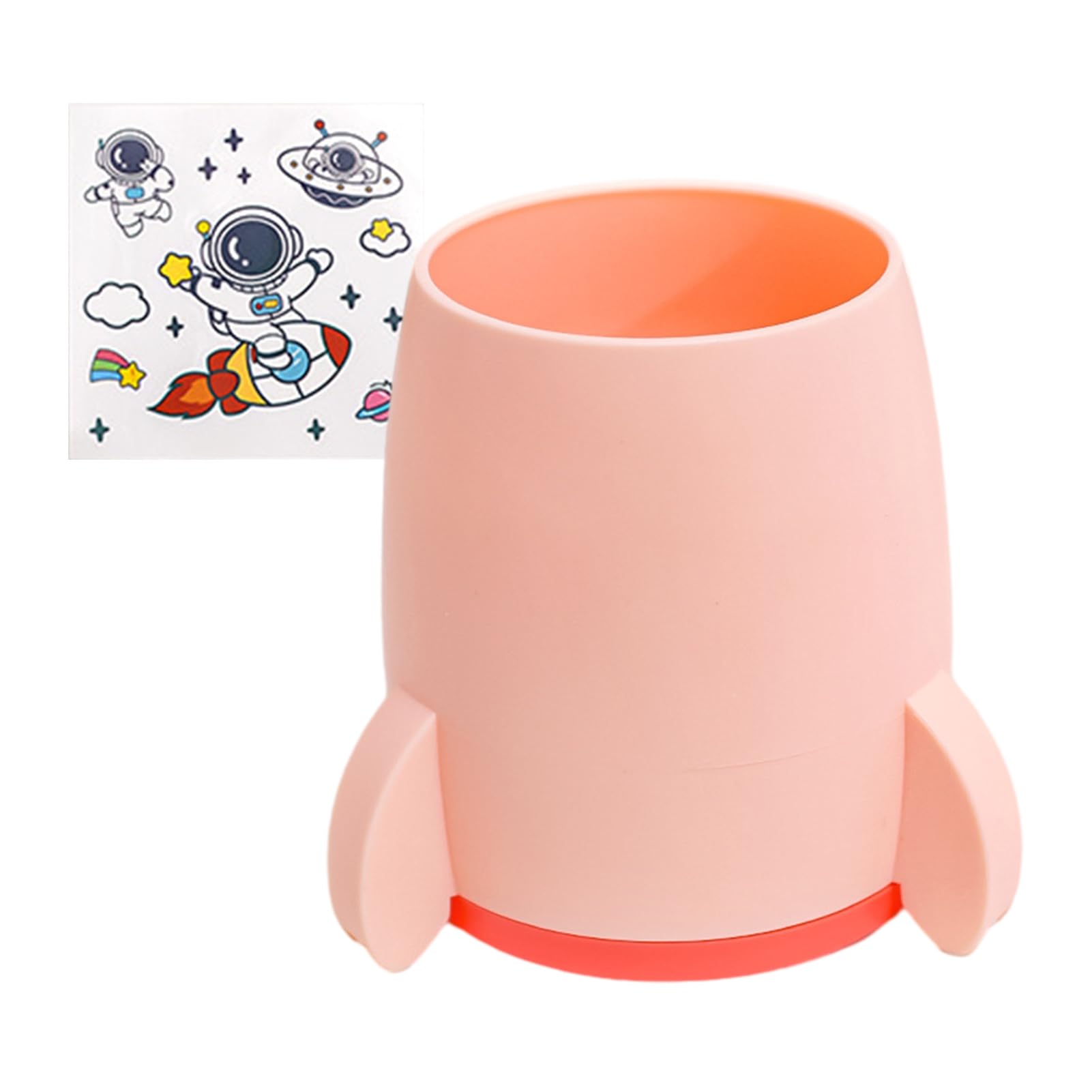 Glifora Creative Rocket Pen Holder - Large Capacity Kids Desk Organiser, Multi-Functional Storage Box for Pens and Stationery