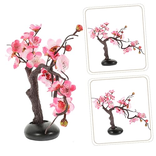 Plato decorativo liviano de plástico rosa para sushi miniatura 5