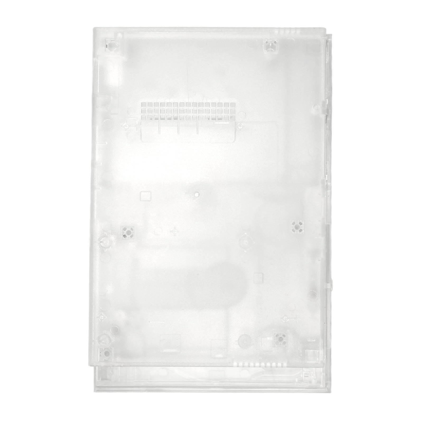 Para funda transparente PS Slim, carcasa de consola de juego transparente de repuesto, kit completo DIY con cubiertas y tornillos para accesorios de consolas de videojuegos retro, (para 7XXXX)